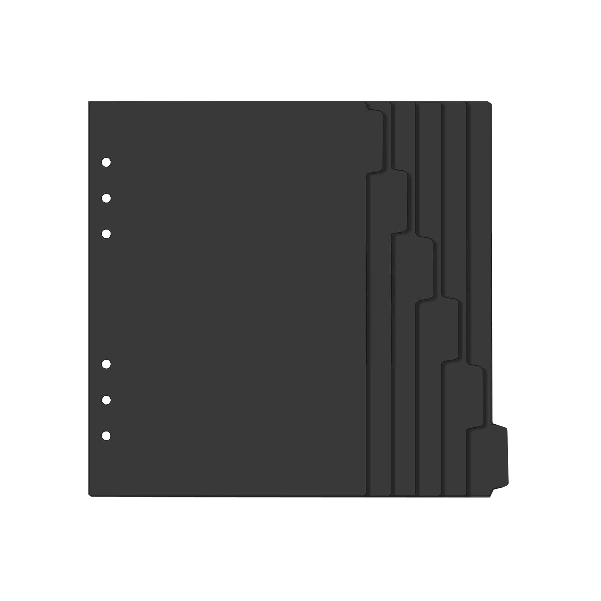 Black Dividers for A5 Binder