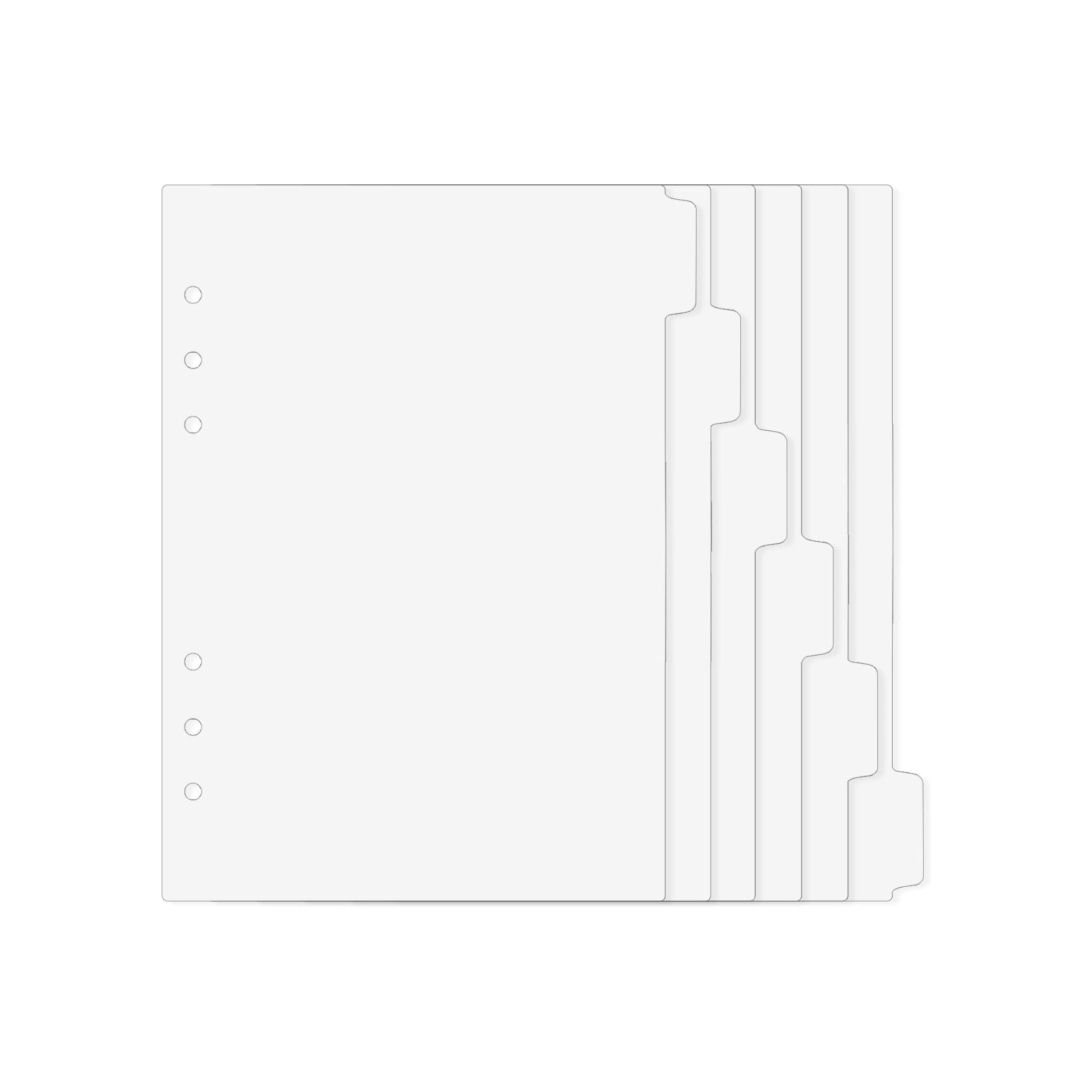 Clear Dividers for A5 Binder