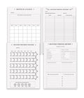 Monthly Check-In Planner Insert Page Bundle