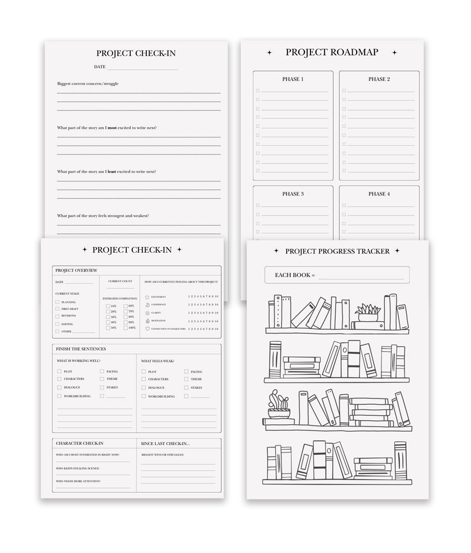 Project Planner Insert Page Bundle