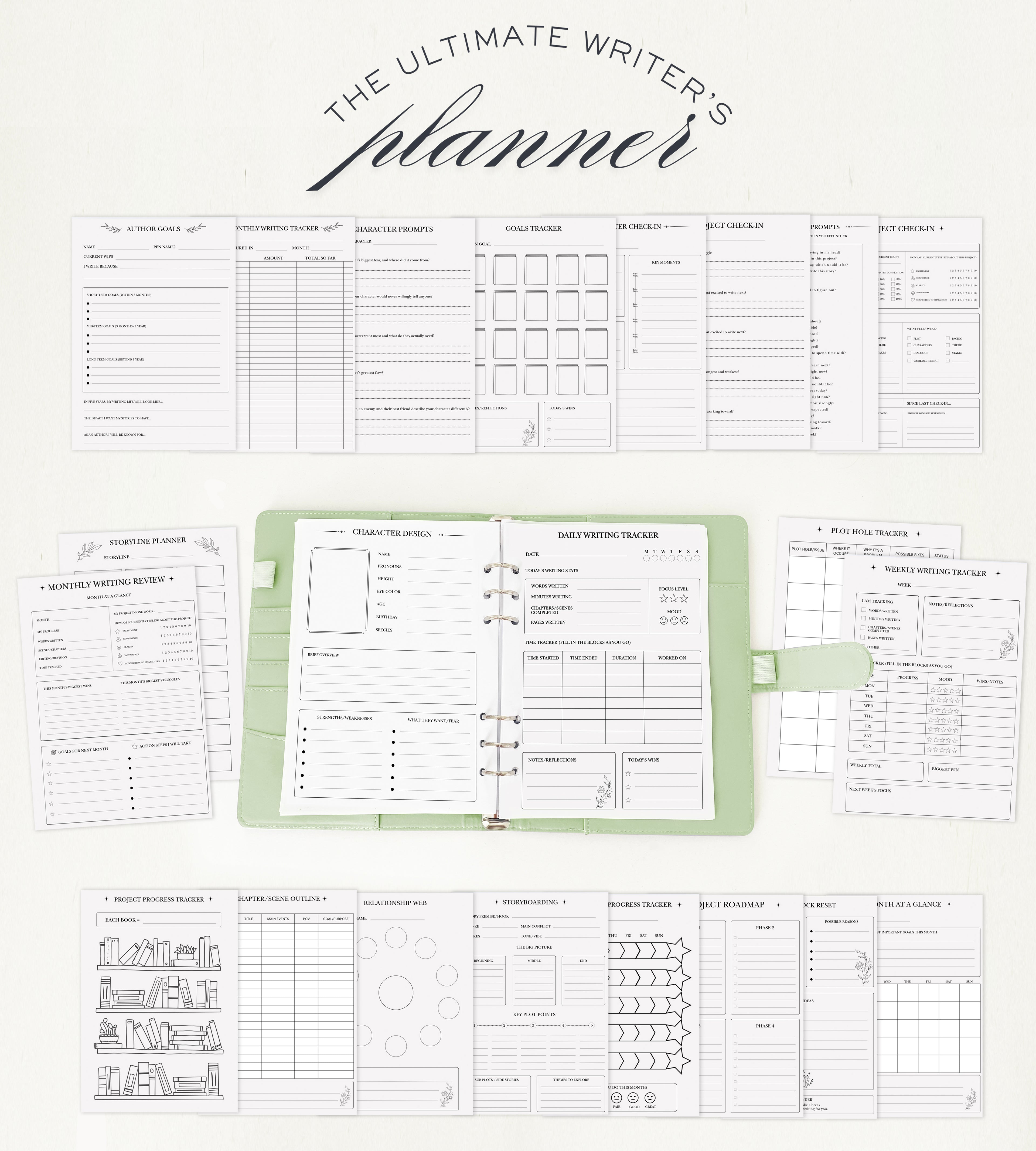 THE ULTIMATE WRITER'S PLANNER BUNDLE