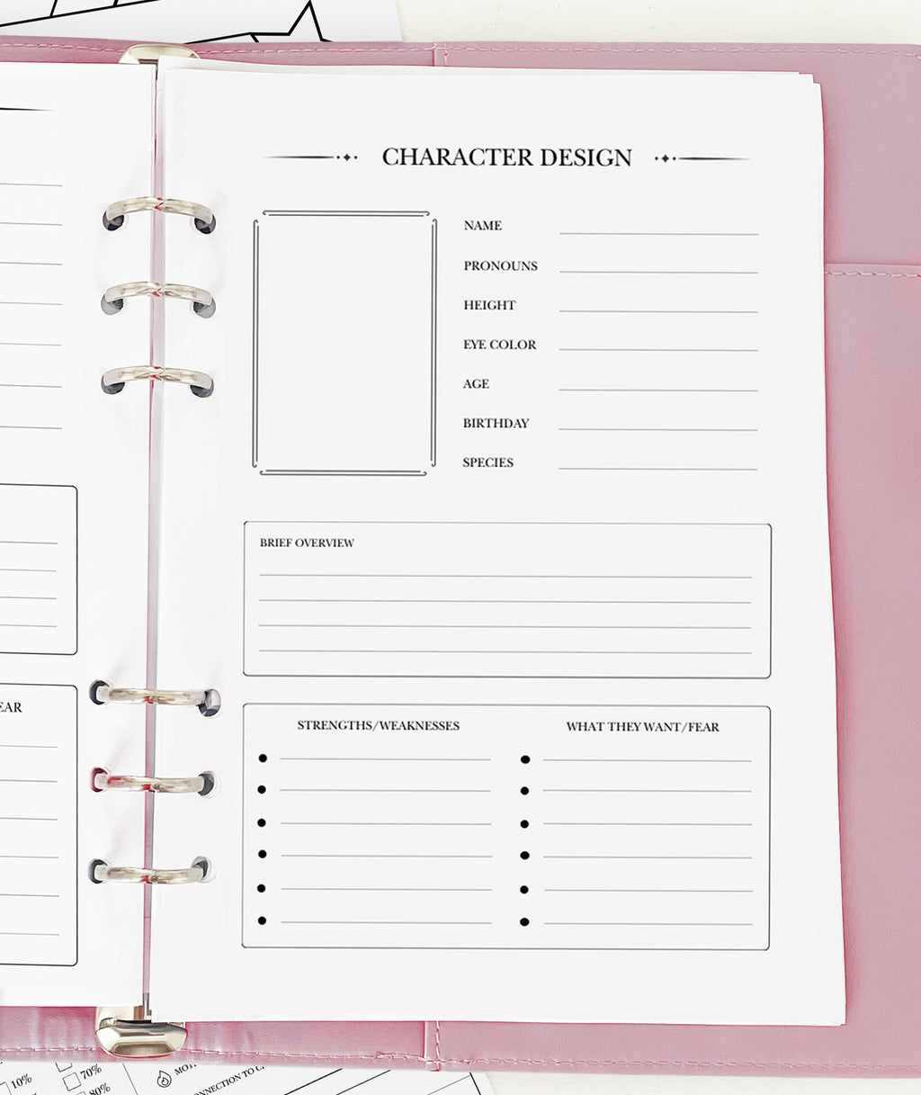 Character Design - Planner Insert