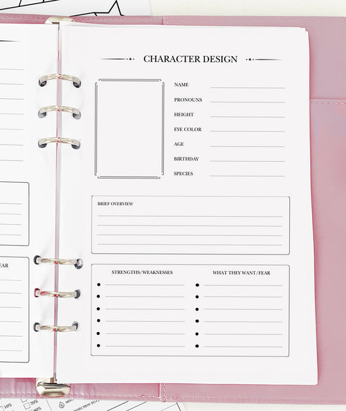 Character Design - Planner Insert
