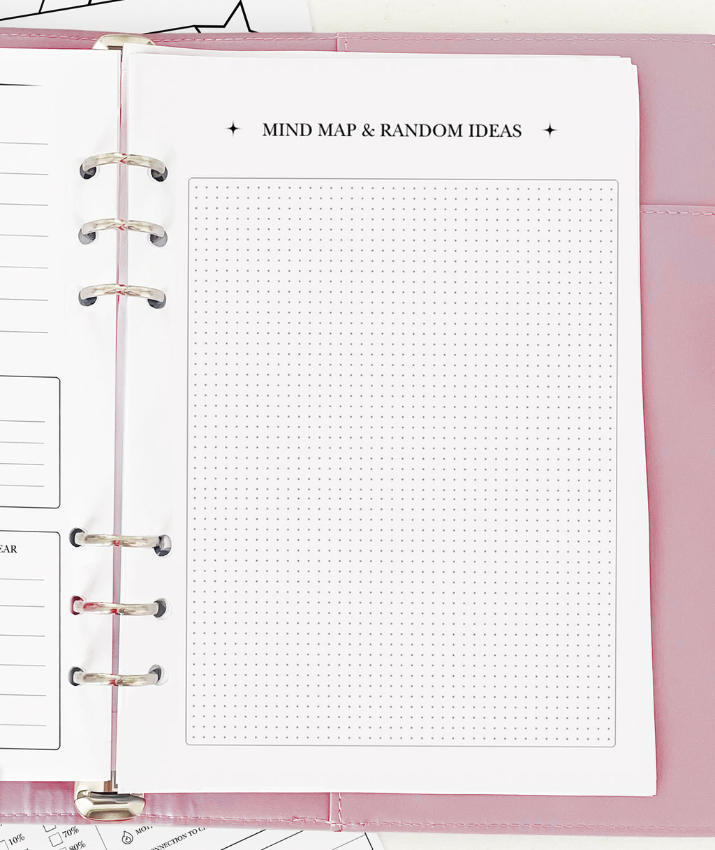 Mindmap & Random Ideas - Planner Insert