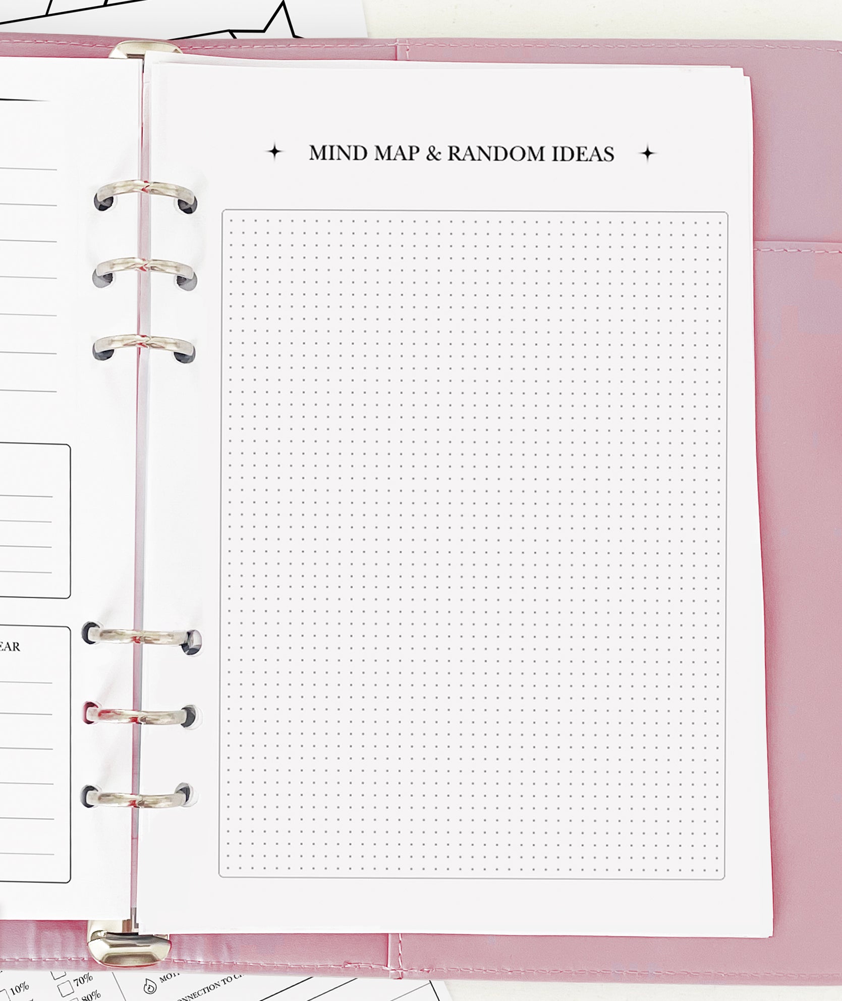 Mindmap & Random Ideas - Planner Insert