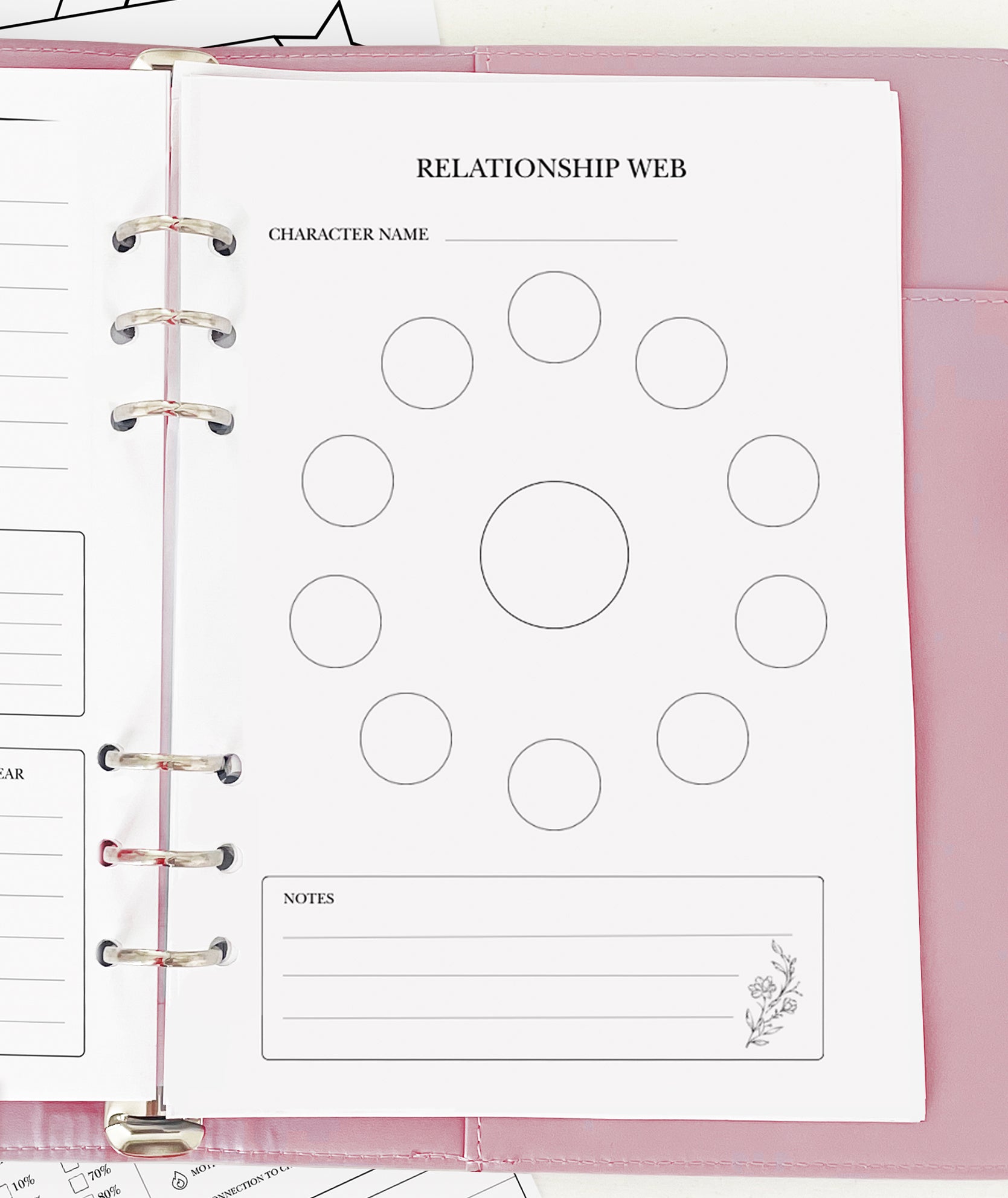 Relationship Web - Planner Insert