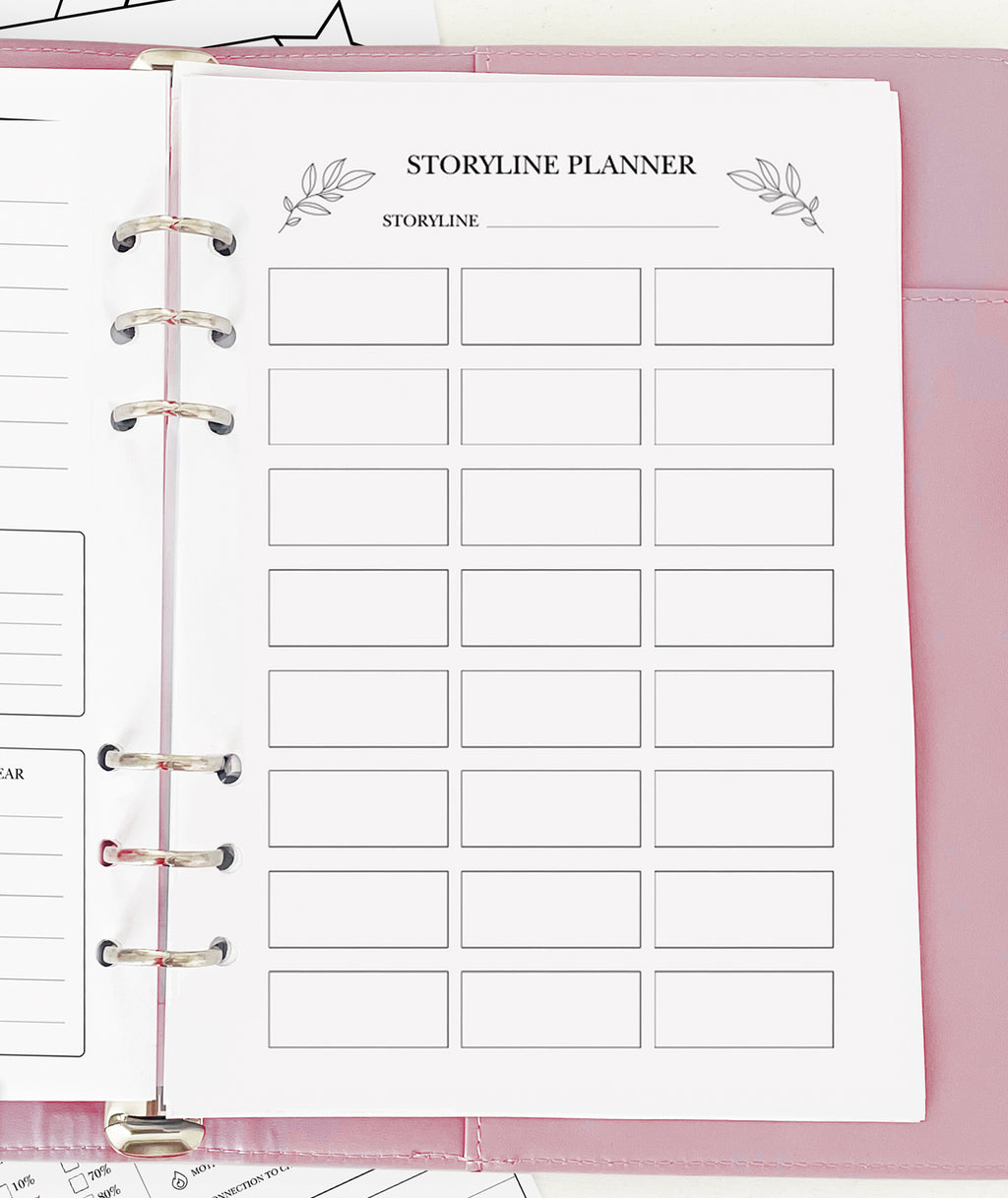 Storyline Planner - Planner Insert