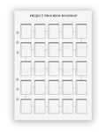 Coloring Project Progress Roadmap - Planner Insert