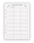Storyline Planner - Planner Insert